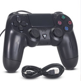 Joystick Controle Usb Manete Para Ps4 Cor Preto