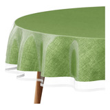 Selecto Protector De Mesa Mantel Impermeable Redondo Vintage