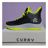 Tenis Under Armour Curry 3z6 Black Green