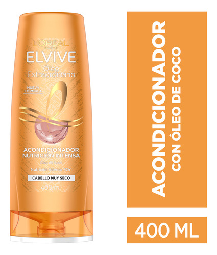 Acondicionador Oleo Extraordinario Nutrición Int Elvive X400