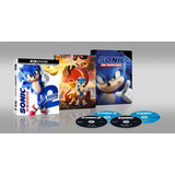 4k Ultra Hd + Blu-ray Sonic The Hedgehog 1 & 2 / Steelbook