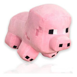 Peluche Pig  Minecraft, 33 Cm Rosa