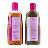 Shampoo Keratina + Acondicionador Keratina 500g Obopekal