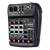 Mezclador De Audio Compacto Ai-4 Para Consola Mp3 Bt