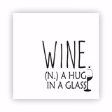 Plaquinha Placa Quadro 30x30cm Frase Cozinha Vinho Wine 