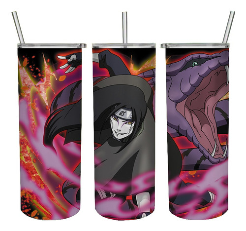 Tumbler Vaso Termico Naruto Anime 20 Oz