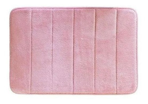 Tapete De Banheiro Super Soft 60x40cm Rosa- Camesa