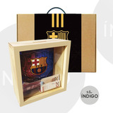 Alcancia Mdf Equipo Barcelona+  Personalizado Artesanal