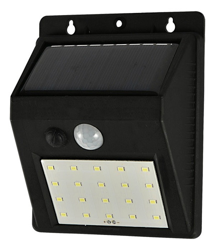 Kit 3 Arandela Solar Sunshine As1 Led 2w Luz Fria 6500k