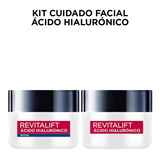 Combo Crema Facial L'oréal Revitalift Ácido Hialurónico X2