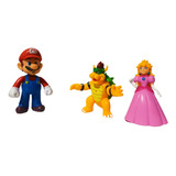 Super Colección X3 Mario Bross Browser Peach Juguetes Niños