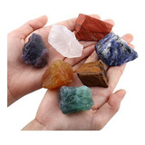 Sunyik 7 Chakra Stones Setnatural Piedra En Bruto Bruto Para