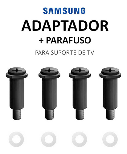 Adaptador + Parafuso P/ Suporte De Parede Tv Samsung