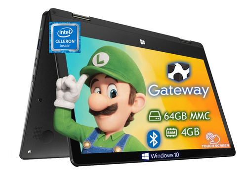Laptop Gateway 11.6 Intel N4020 Celeron 64gb 4gb Touch Win10