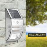 Solar Powered Pir Sensor De Movimiento 2 Led Path Luz De Par