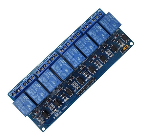 Placa De 8 Canales A Relé 12v Con Optoacoplador Led Arduino