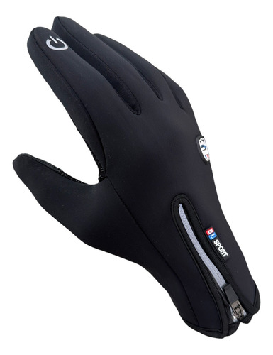 Guantes Moto Tactil Neoprene Tactico Termico Cierre Polar