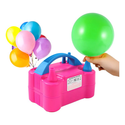 Inflador Eléctrico Bomba Globos Rapido Eficiente Diseño Compacto Portátil Decoracion Fiesta Color Rosa Ele-Gate | MercadoLibre