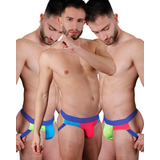 Pack X 3 Suspensores Promo Jockstraps Masculinos Deportivos