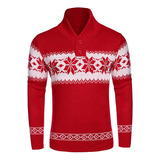 Jersey De Punto Navideño De Invierno For Hombre