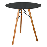 Mesa Bistro Bar Tripé Redonda  Tampo 70cm Eames Eiffel 