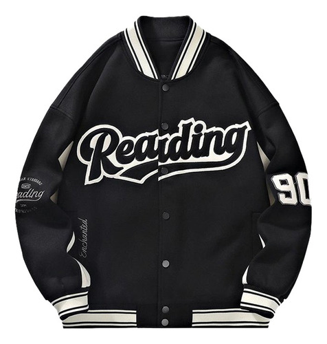 Chaqueta Retro Street Hip Hop, Uniforme De Béisbol