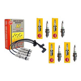 Kit Cables Y Bujias Ngk Vw Gol Power / Gol Country 1.4