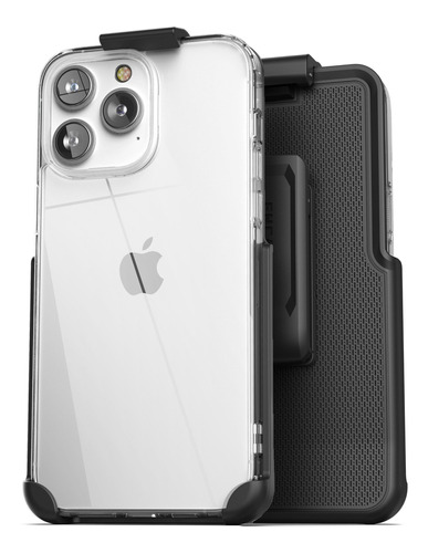 Funda Transparente Con Clip Para iPhone 14 Pro