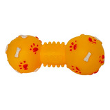 Brinquedo Pet Vinil Osso/halter Com Patinhas - 25 Cm