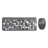 Combo Inalámbrico 2 En 1 Mk470 Teclado + Mouse Delgado Negro