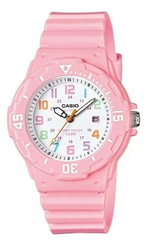 Reloj De Pulsera Para Dama Casio Lrw-200h-4b. Original Rosa