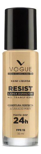 Base De Maquillaje Vogue Resist Base Líquida Resist