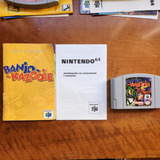 Jogo Banjo & Kazooie Original + Manual - Nintendo 64