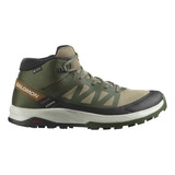 Botas Senderismo Salomon Outrise Mid Verde Hombre L47143600