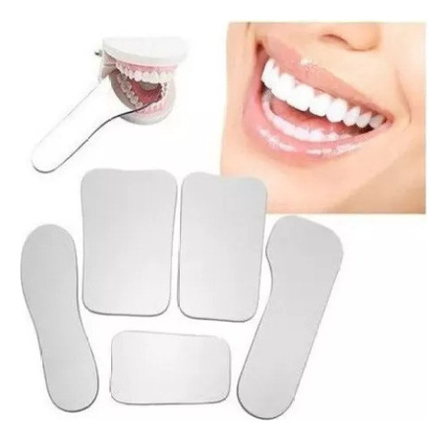 Pack De 5 Espejos De Cristal Para Fotografía Intraoral Cn