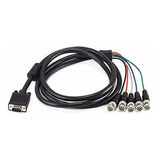 Vga Hd-15 a 5 bnc Rgb Video Cable Para Hdtv Monitor Cable Ne