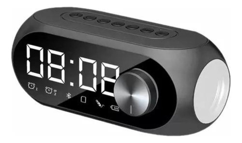 Reloj Parlante Con Altavoz De Doble Alarma Bluetooth Portáti