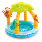 Piscina Inflável Ilha Tropical Com Cobertura - Intex 58417