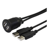 Extensão Veícular Jt30 Dual Usb Multimídia R8 Tecnology