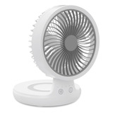 Ventilador De Escritorio Usb Recargable Pequeño De 8 Pulgada