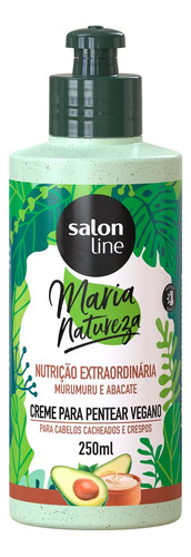 Salon Line Maria Natureza Crema Peinar Rulos Curly Girl Uv