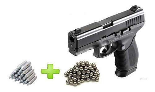 Pistola Aire Comprimido Taurus 24/7 Kwc + 10 Co2 + 500 Metal