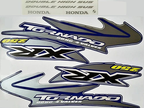 Kit De Adesivos Jogo De Faixas Moto Xr 250 Tornado  2005 