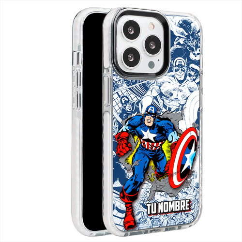Funda Para iPhone Capitán América Personalizada Marvel