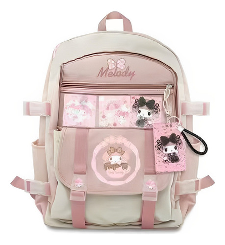 Mochila Sanrio Kuromi, Mi Melodía, Cinnamoroll