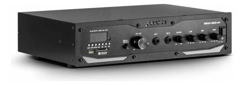 Amplificador Receiver Frahm Gr 4200 App - 31857 Bt Fm Gongo Cor Preto Potência De Saída Rms 400 W