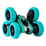 Carro Trucos Con Giros Rc Toy Logic Color Azul