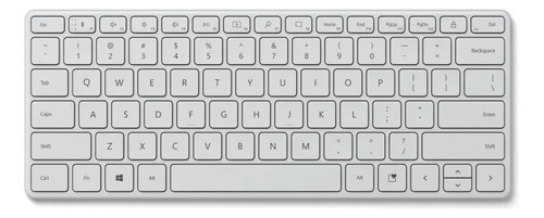 Teclado Microsoft Bluetooth Compacto Blanco Inalámbrico  