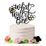 Sodasos What Will It Bee Cake Topper, Decoración De Abeja,.
