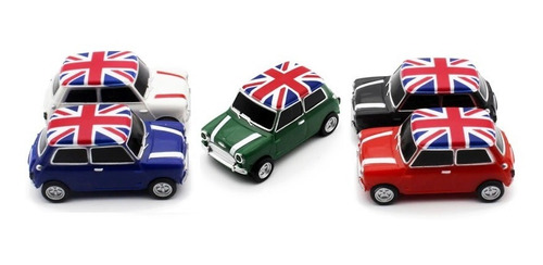 Memoria Usb 32gb Diseño Forma Figura Carro Mini Con Bandera